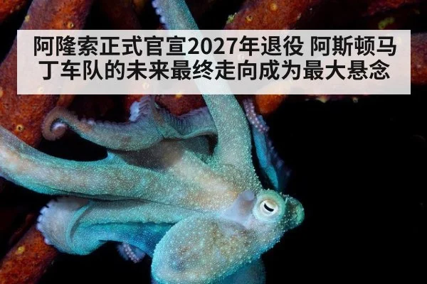 阿隆索正式官宣2027年退役 阿斯顿马丁车队的未来最终走向成为最大悬念